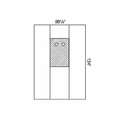 Drape, Angio, Femoral, 86.5x124, Fen, Window