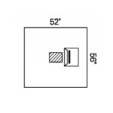 Drape, Basic, Ophthalmic, 52"X56", Sterile -