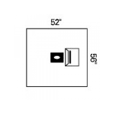 Drape, Basic, Ophthalmic, 52"X56", Sterile -