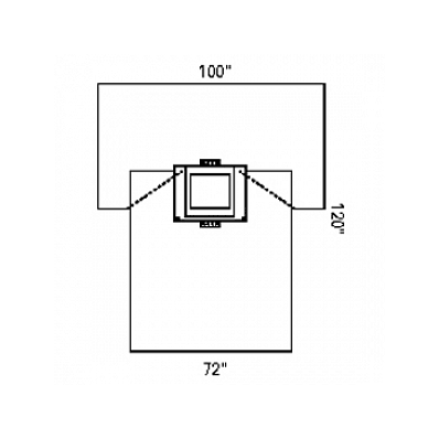 Drape, C Section, 100x72x120, Fen, Sterile -
