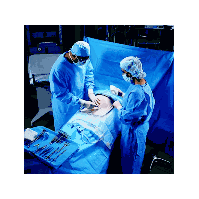 Drape, C Section, Abdom, 100x72x120, Ster - M