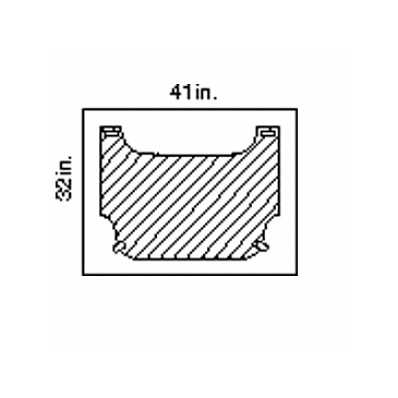 Drape, Head, 41"X32", Sterile - Medline