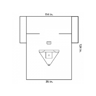 Drape, Knee, 114x88x124, Fen, Arm Cover, Ster