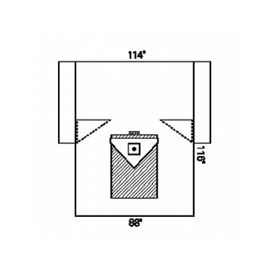 Drape, Knee, Arthro, 114x88x116, Sterile - Me