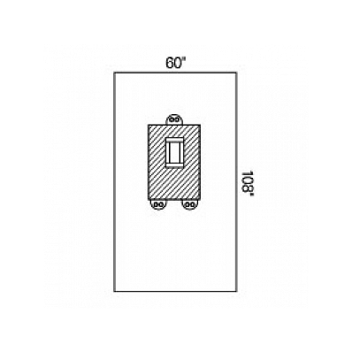 Drape, Lap, Ped, 60x108, Fen, 3x8, Sterile -