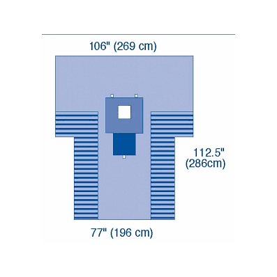 Drape, Laparotomy, T, P Ultragard - Medline
