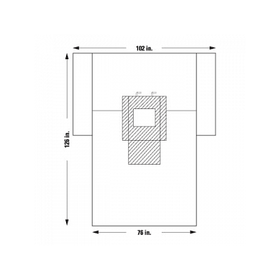 Drape, Major Abdominal, 102x76x126, Sterile -