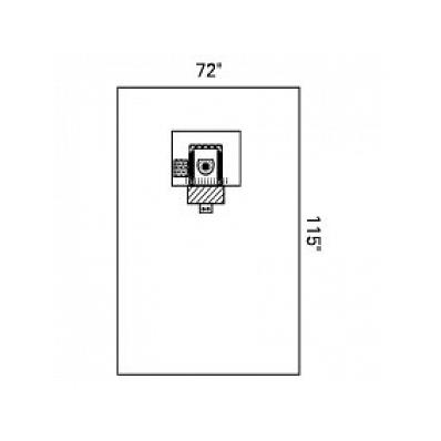 Drape, Opthalmic, Full Body, 72x115, Sterile