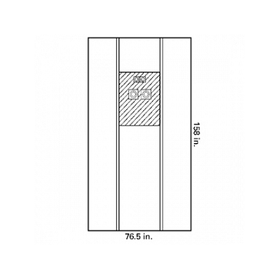 Drape, Ped Femoral Angiography, 76.5 X158 - M