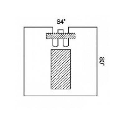 Drape, Peri, Groin, Bilat, 84x80, Sterile - M