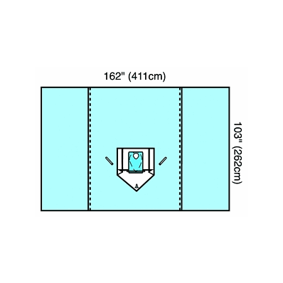 Drape, Shoulder W/Fluid Ctrl Pouch - Medline