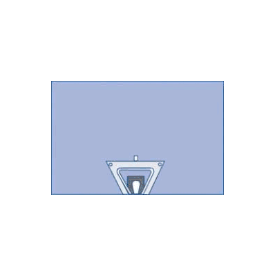 Drape, Shoulder W/Split Pouch (8/Cs) - - Med
