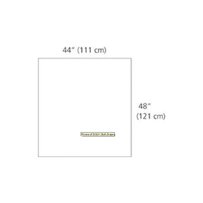 Drape, Slush Clr Plas 44x48 (15/Bx) - - Medi