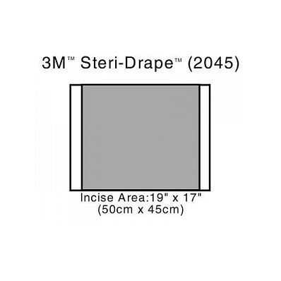 Drape, Steridrape 2, Incise, 19" X 17" - Medl