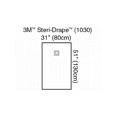 Drape, Steridrape, Adh Aperature, Medium - Me