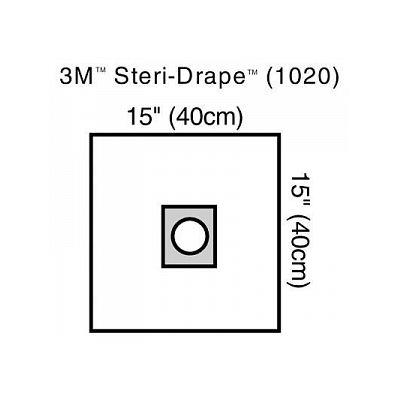 Drape, Steridrape, Adhesive Aperature, Sm - M