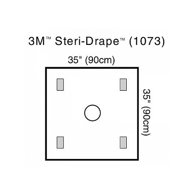 Drape, Steridrape, Wound, W/Accessories - Med