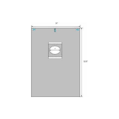 Drape, Surg Clearview Eye Aperture Clr (10/Bx