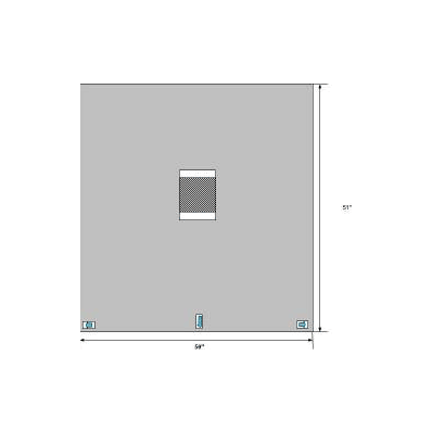 Drape, Surg Clearview Str 48"X51" (10/Pk 4pk/