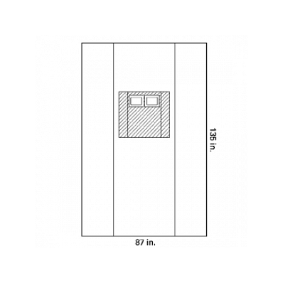 Drape, Surgical, Bilat, Incise, Fen, 87x135 -