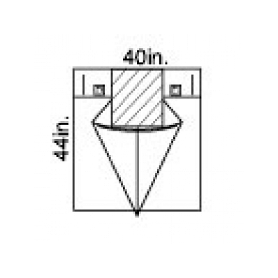 Drape, Surgical, Buttock, 40"X44", Non Ster -