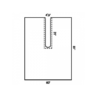 Drape, Surgical, Split, Impervious, 60x81 - M