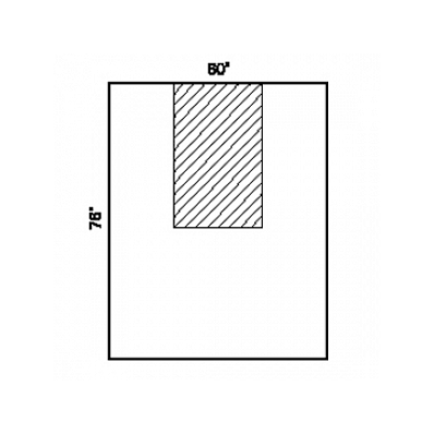 Drape, Surgical, Three Qtr, 60"X76", Sterile