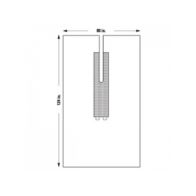 Drape, U-drape, Kc100 80x124 - Medline