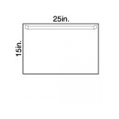 Drape, Utility, 26x15, Tape, 2 Pk - Medline
