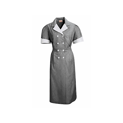 Dress, Dble Brsted Front Black Xxl - Medline
