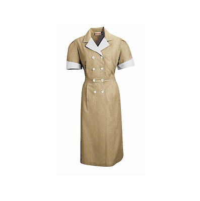 Dress, Dble Brsted Front Tan M - Medline