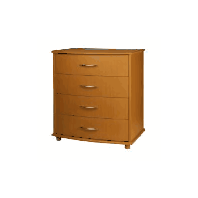 Dresser, Wild Oak, 21" X 32-1/4" X 36" with 4 Drawers Wide, Wood