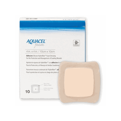 Dressing, 4 X 4 Aquacel Foam, Non Adhesive -