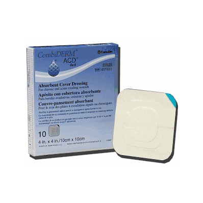 Dressing, Combiderm, Triangle, 8" X 9", Strl