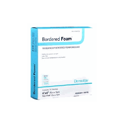 Dressing, Fm Wnd Bordered 6x6" (10ea/Bx) - -