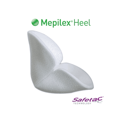 Dressing, Foam, Heel, Silicone, Mepilex, 5x8"