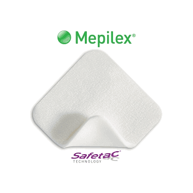 Dressing, Foam, Mepilex, 8"X8", Self-adh - Me