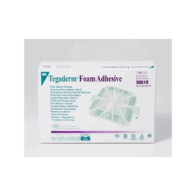 Dressing, Foam, Tegaderm, Sq, 5.5x5.5, 4x4pad