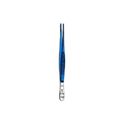 Dressing Forceps Tweezer Type Straight 10 Inc