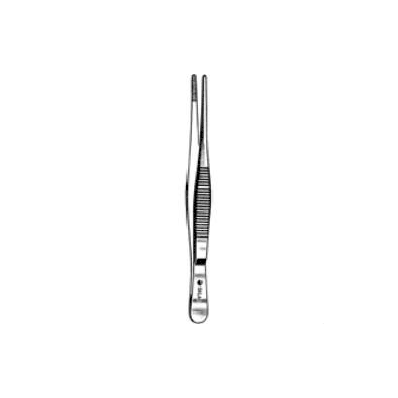 Dressing Forceps Tweezer Type Straight 4-1/2
