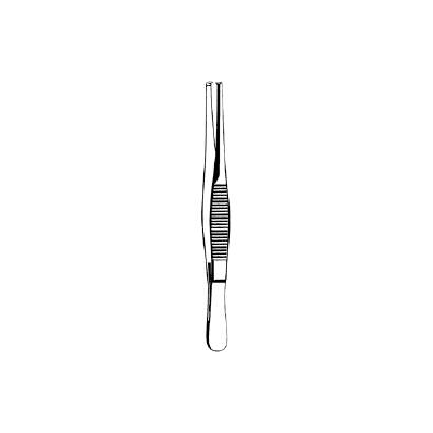 Dressing Forceps Tweezer Type Straight 5 Inch