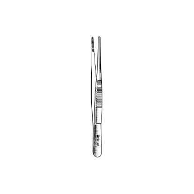 Dressing Forceps Tweezer Type Straight 6 Inch