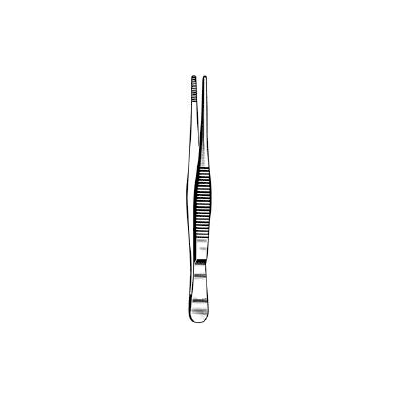 Dressing Forceps Tweezer Type Straight 8 Inch