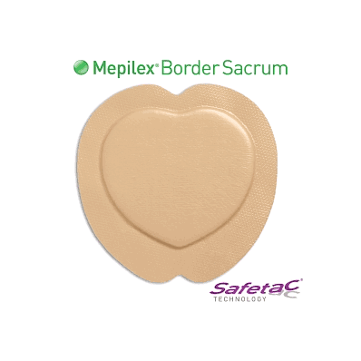 Dressing, Mepilex, Border, Sacrum, 7.2"X7.2"