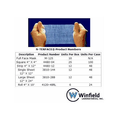Dressing, N-terface, 12"X12", Single Sheet -