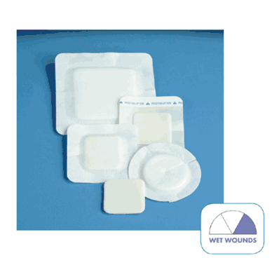Dressing, Polyderm Border, Foam, 6"X6" - Medl