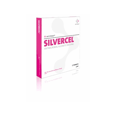 Dressing, Silvercel Antimicrobial, 4"X8" - Me