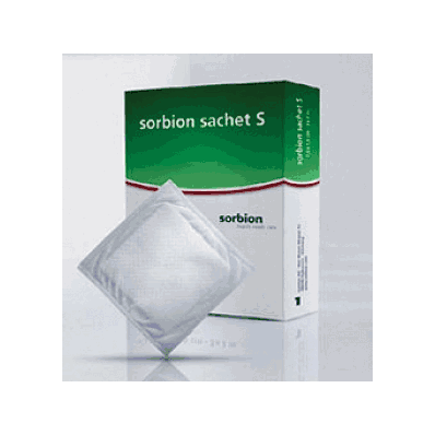 Dressing, Sorbion Sachet S, 10x10cm 4x4 - Med