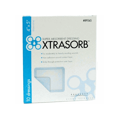Dressing Xtrasorb Super-absorb 6x9 Strl - Med
