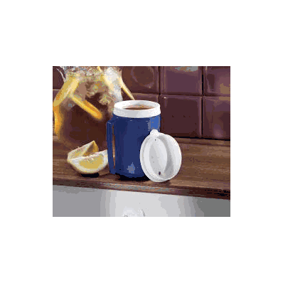 Drinking Mug 12 Oz. Hot / Cold Blue Polypropy